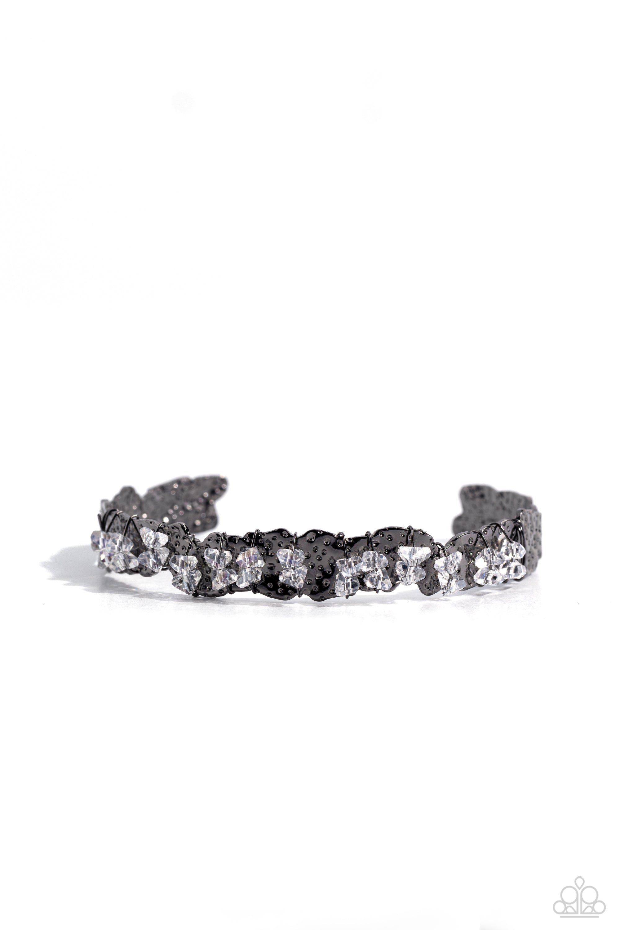 ENTICINGLY ICY BLACK-BRACELET