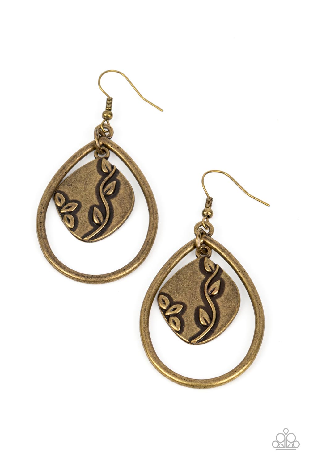 ARTISAN REFUGE BRASS-EARRINGS