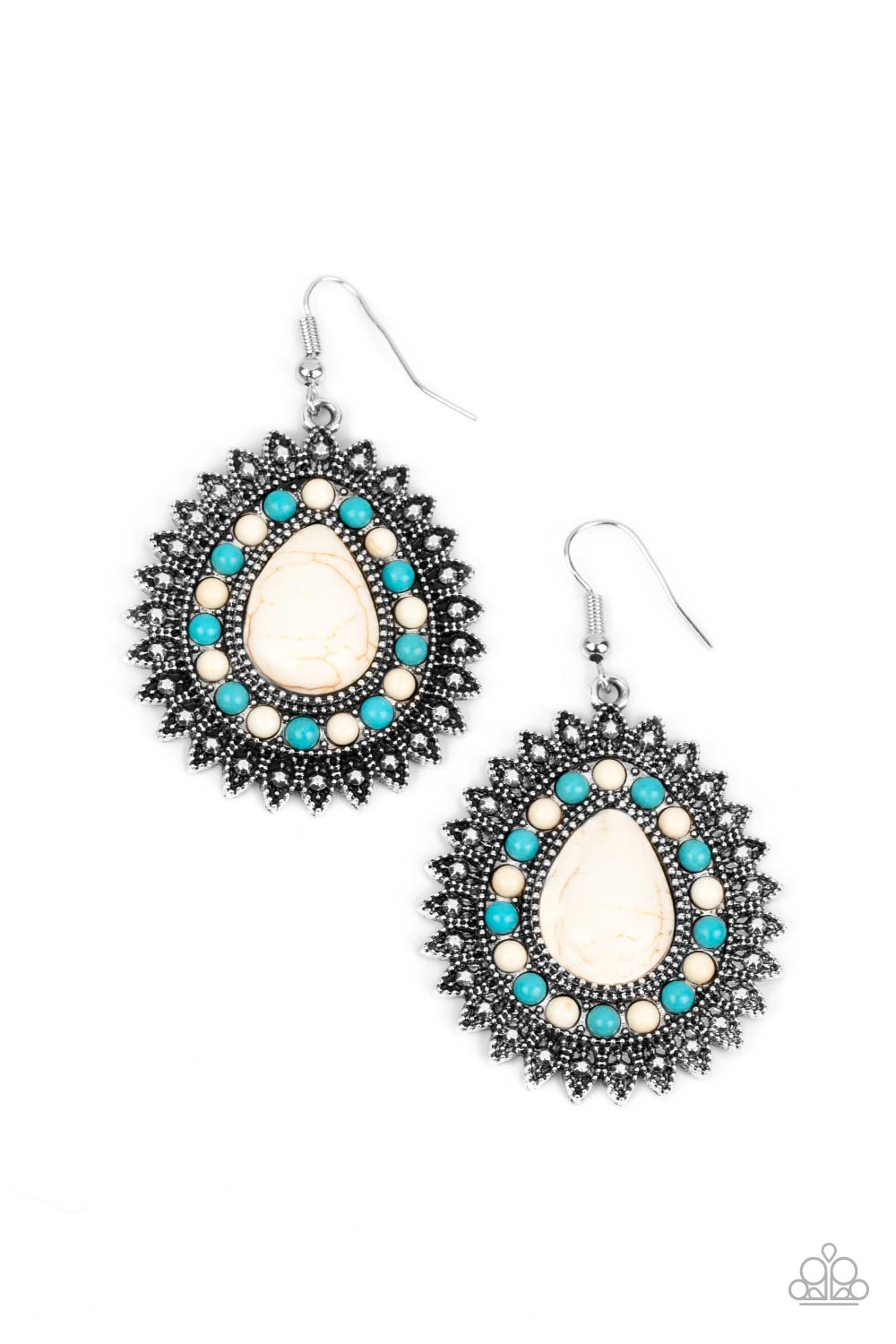 SAGEBRUSH SABBATICAL WHITE-EARRINGS