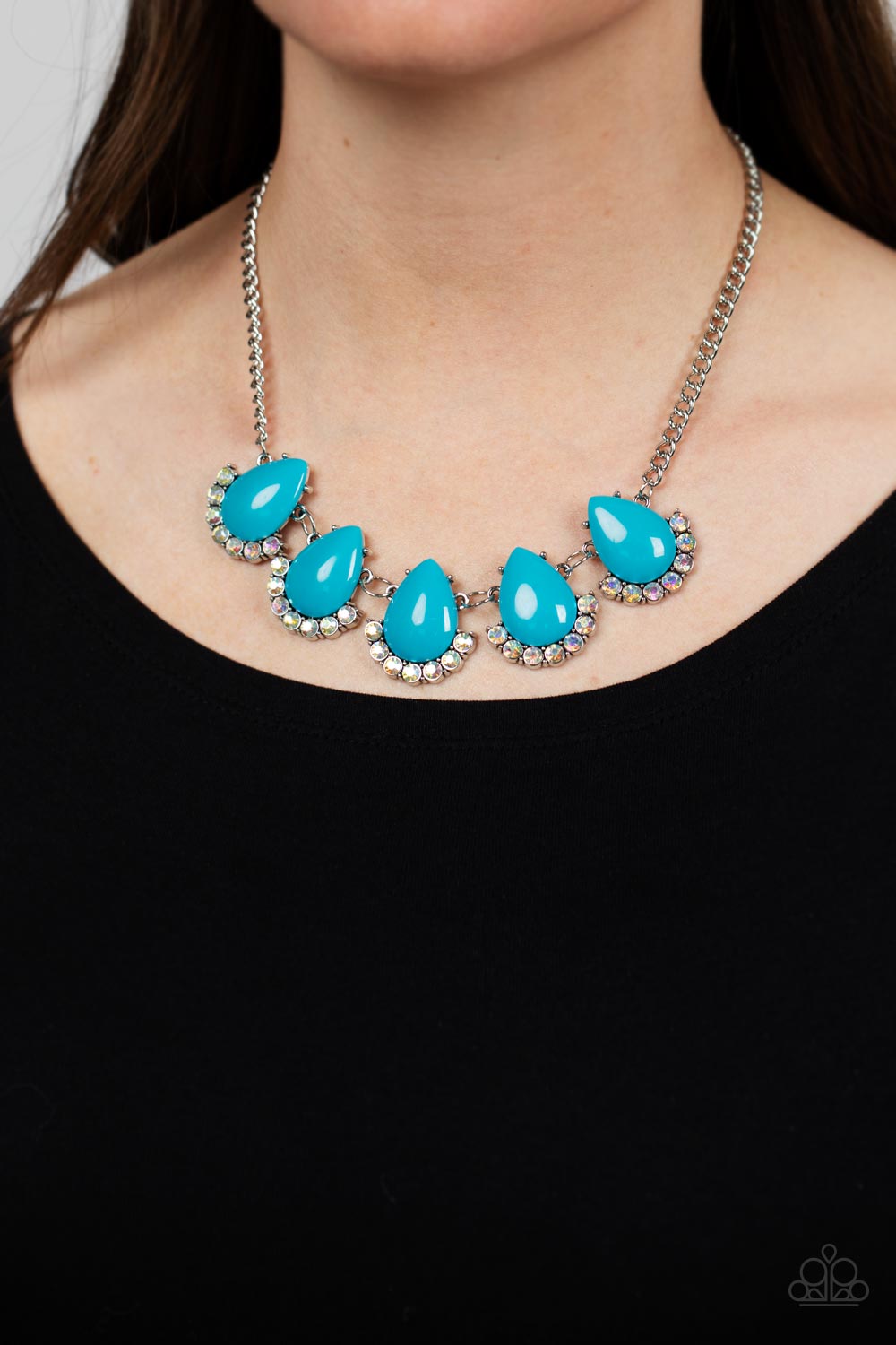 ETHEREAL EXAGGERATIONS BLUE-NECKLACE