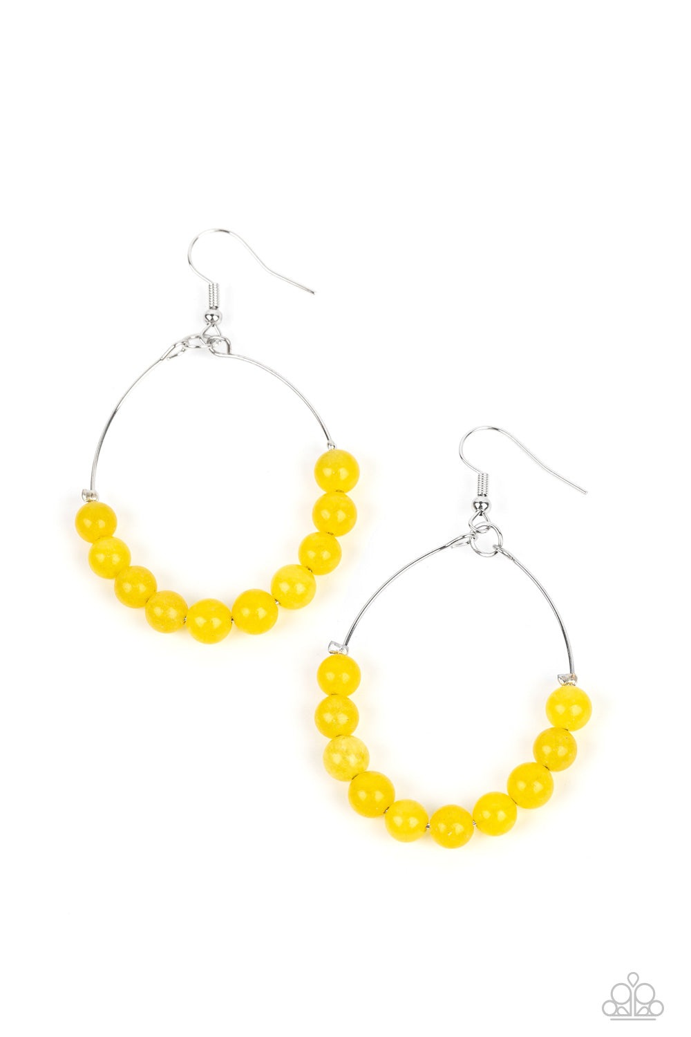 CATCH A BREEZE YELLOW-EARRINGS