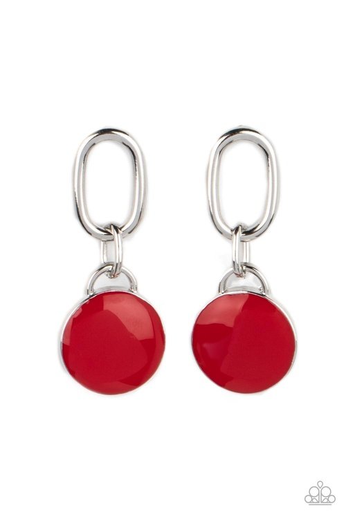 DROP A TINT RED-EARRINGS