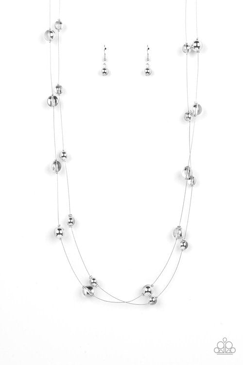 INTERSTELLAR ILLUSIONS SILVER-NECKLACE