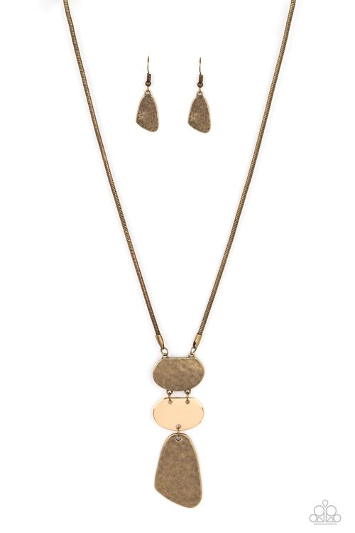 RIVERSIDE RESPITE BRASS-NECKLACE