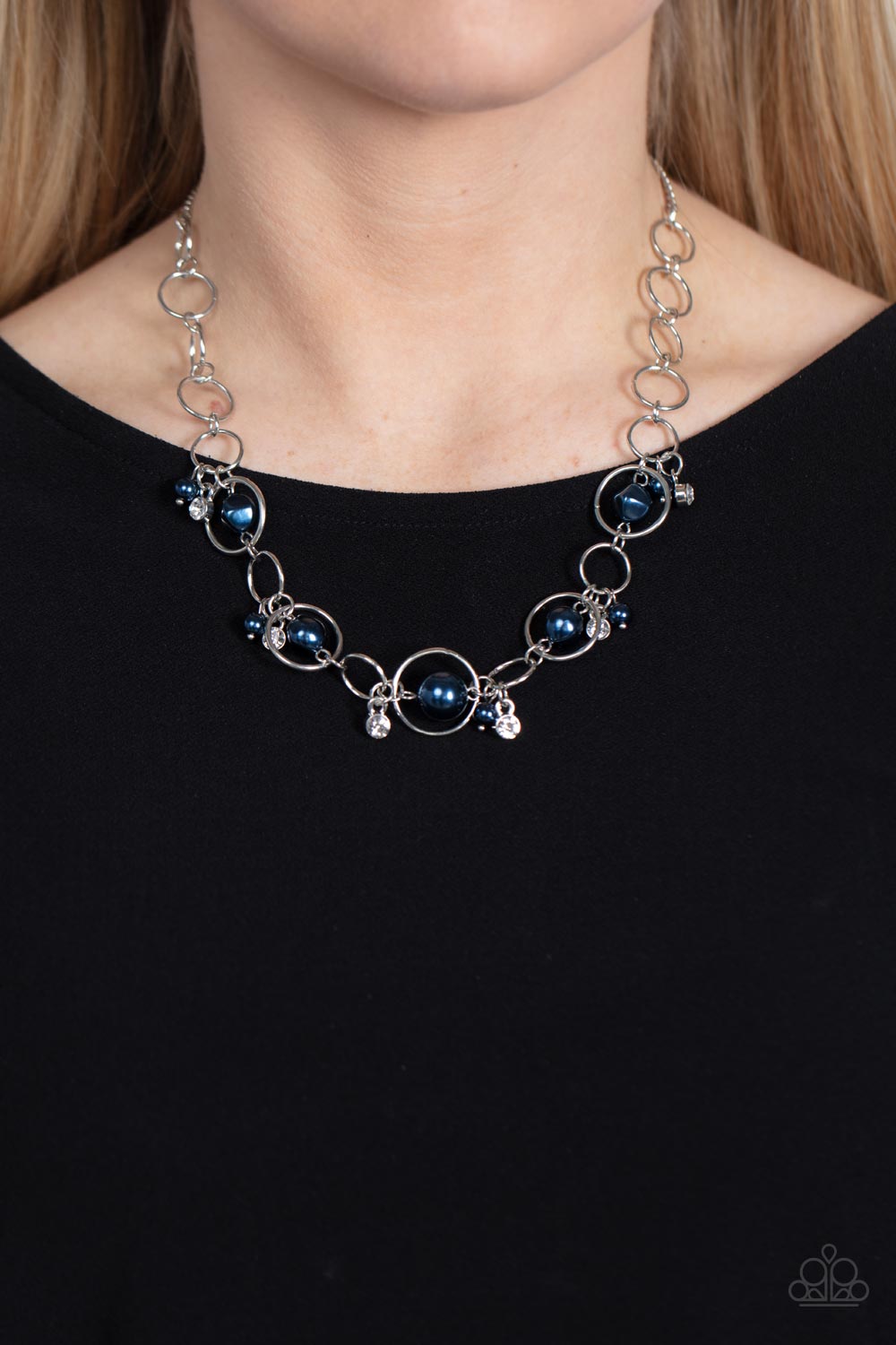 THINK OF THE POSH-IBILITIES! BLUE-NECKLACE