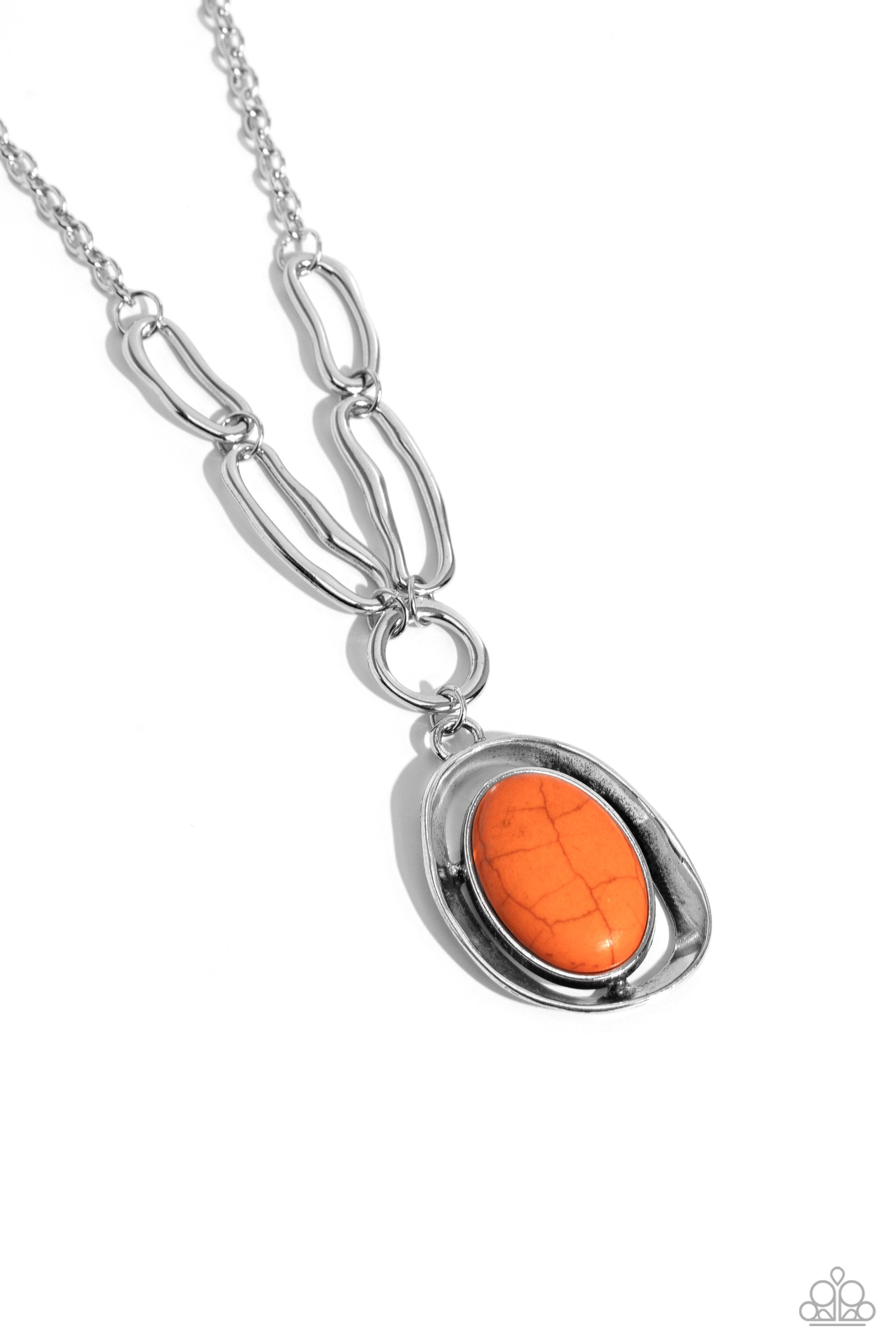 SANDSTONE STROLL ORANGE-NECKLACE