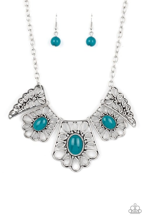 GLIMMERING GROVES BLUE-NECKLACE