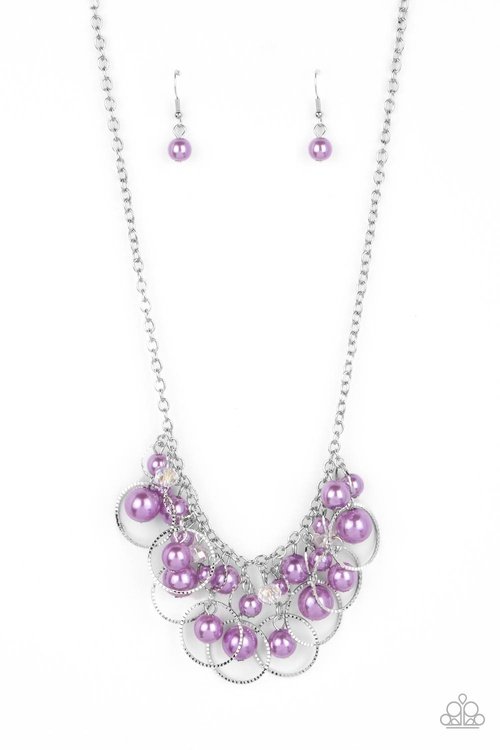 BALLROOM BLISS PURPLE-NECKLACE