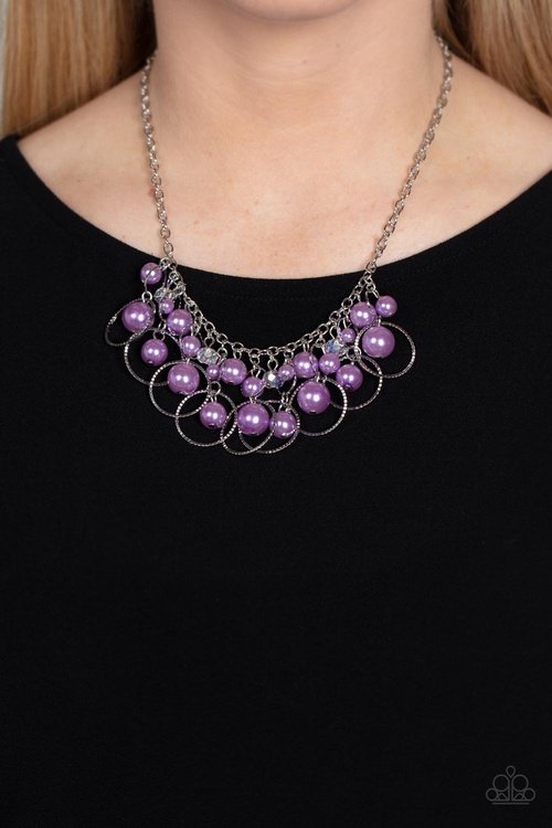 BALLROOM BLISS PURPLE-NECKLACE