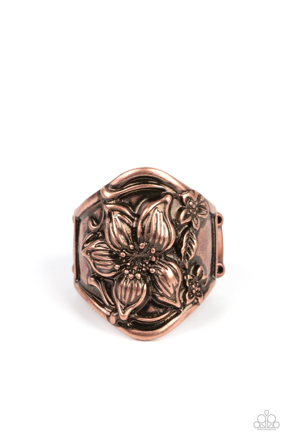 HIBISCUS HARBOR COPPER-RING