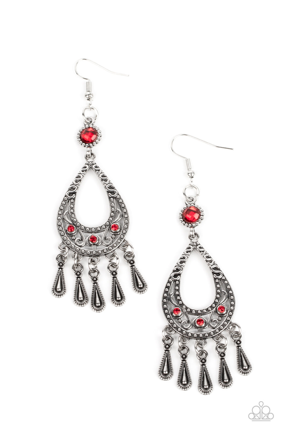 VIVA LA DIVA RED-EARRINGS