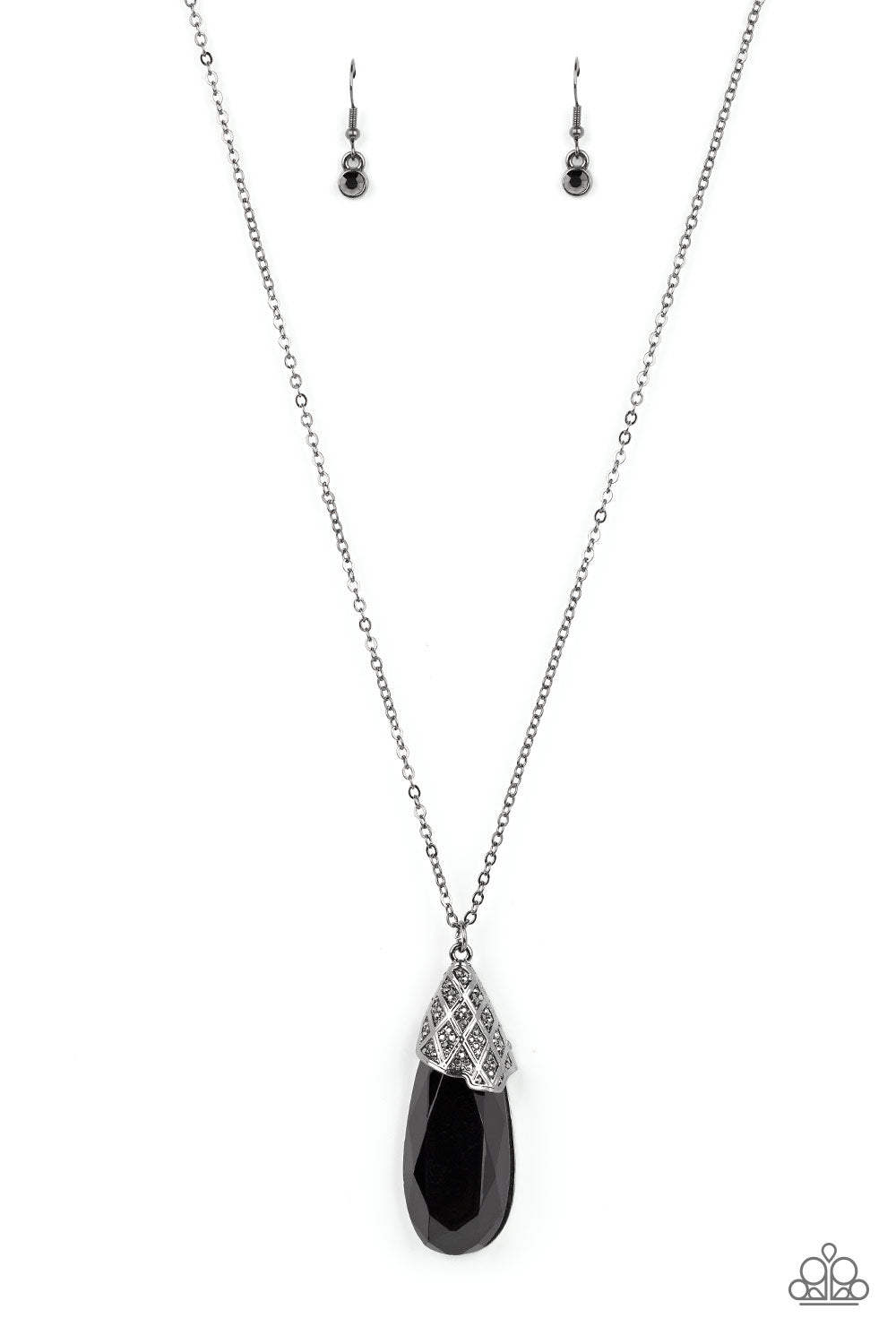 DIBS ON THE DAZZLE BLACK-NECKLACE