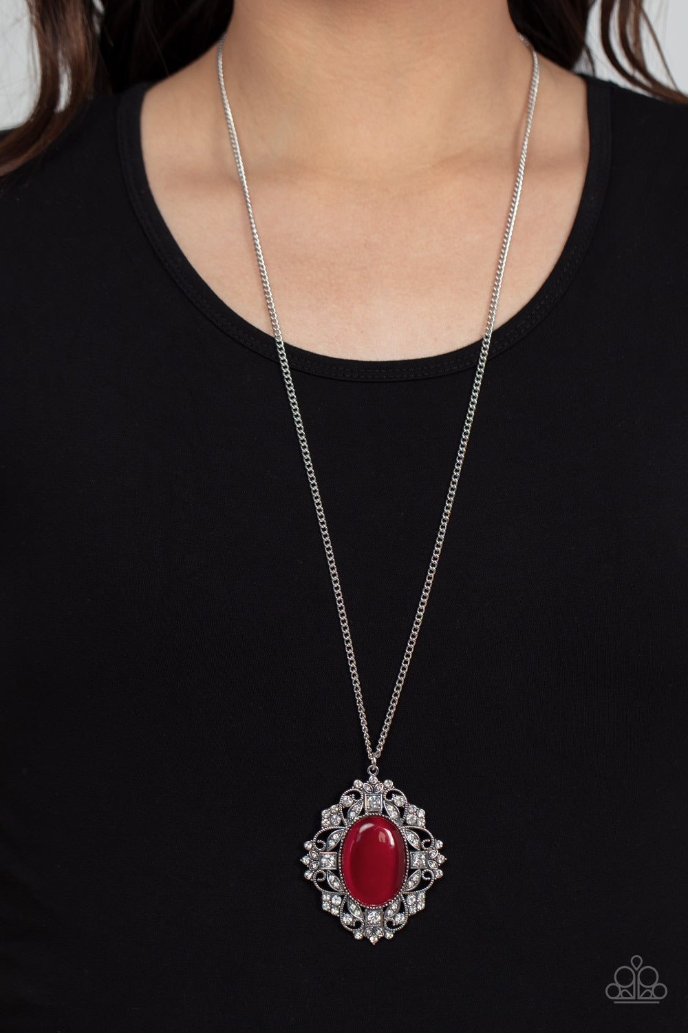 DREAM BOARD DAZZLE RED-NECKLACE