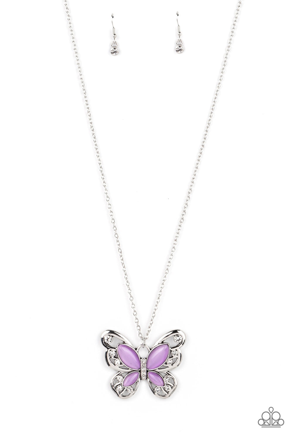 WINGS OF WHIMSY PURPLE-NECKLACE