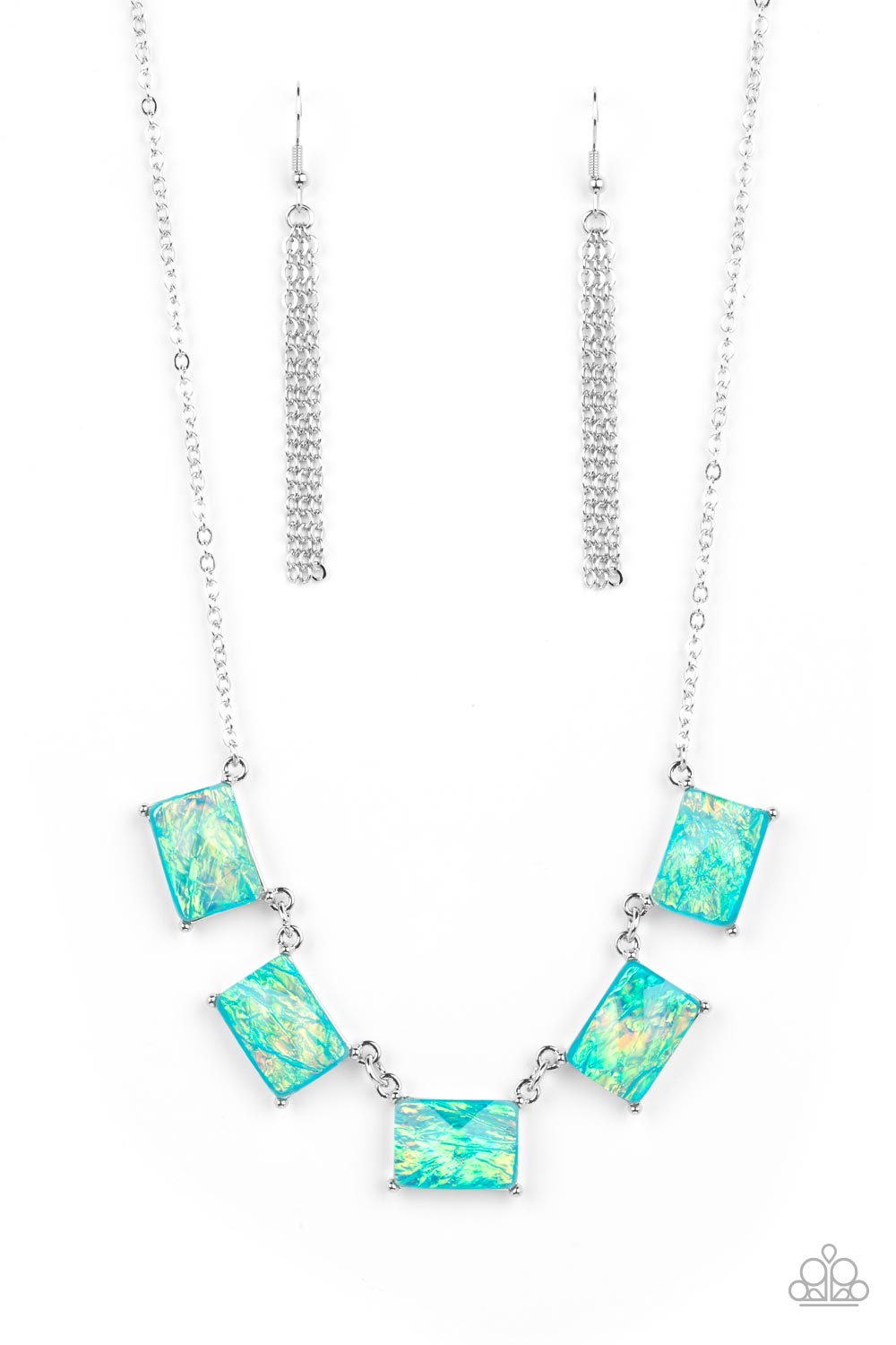 OPALESCENT OBLIVION BLUE-NECKLACE