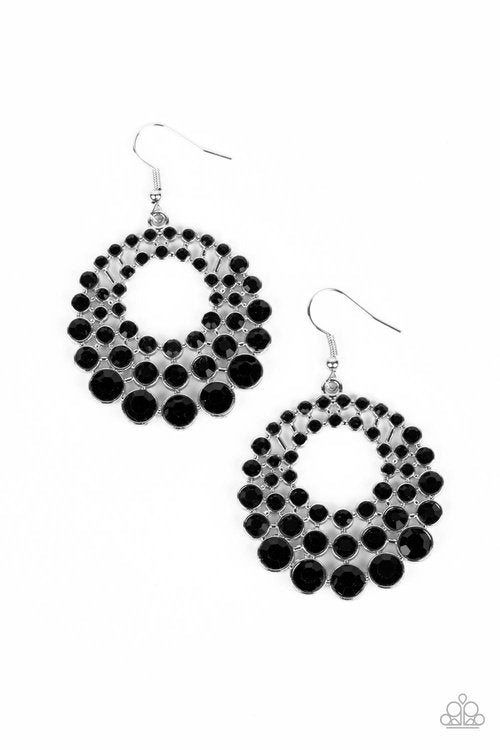 SO SELF GLOWRIOUS BLACK-EARRINGS