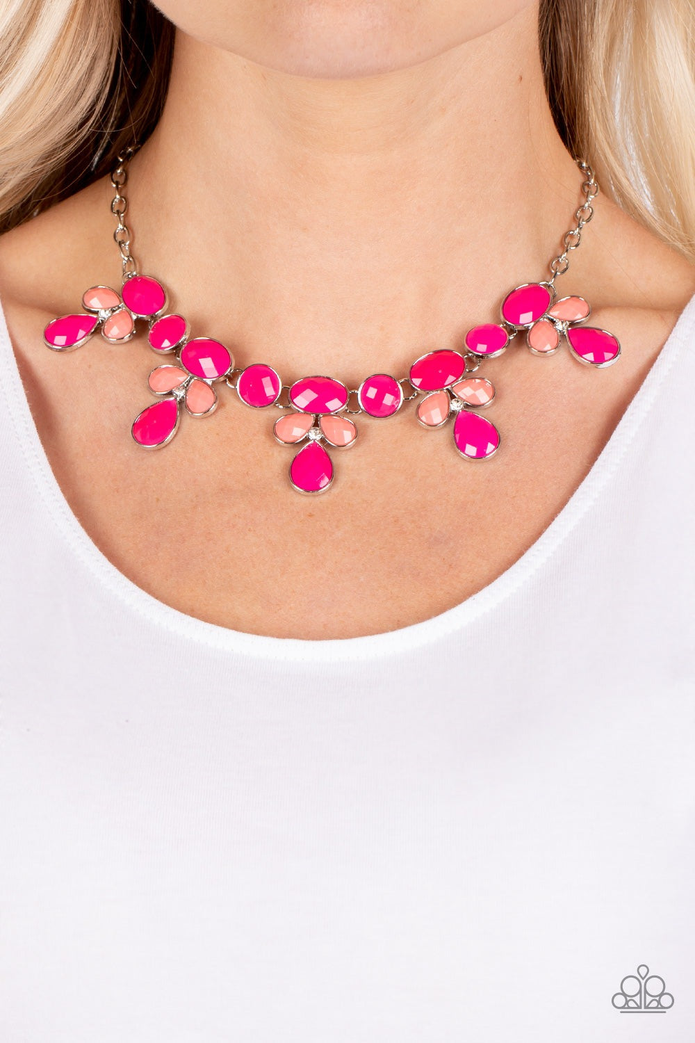 MIDSUMMER MEADOW PINK-NECKLACE