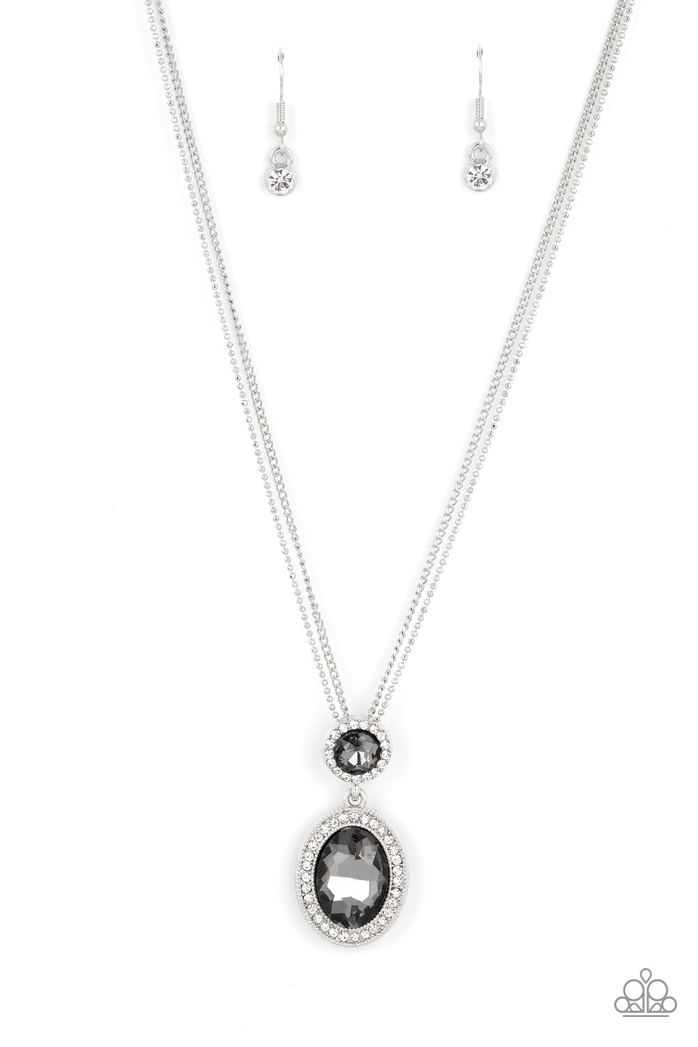 CASTLE DIAMONDS SILVER-NECKLACE