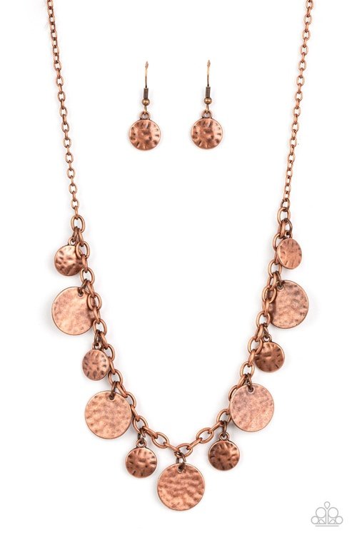 MODEL MEDALLIONS COPPER-NECKLACE