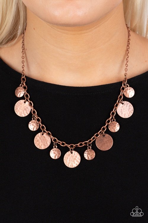 MODEL MEDALLIONS COPPER-NECKLACE