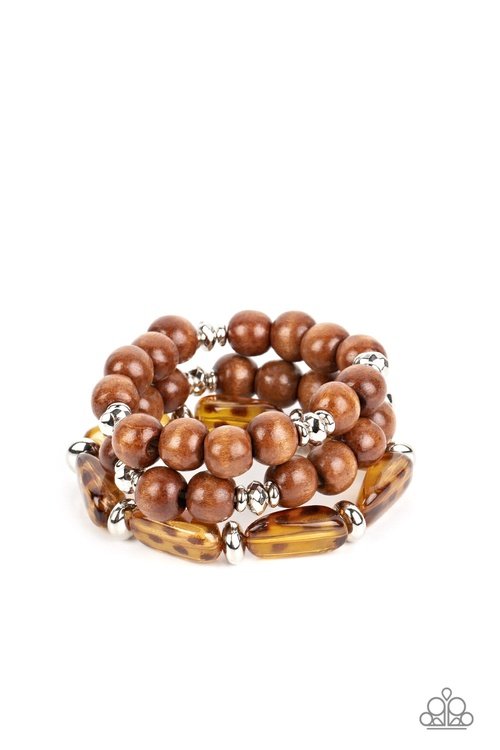 WILD MANNERED BROWN-BRACELET