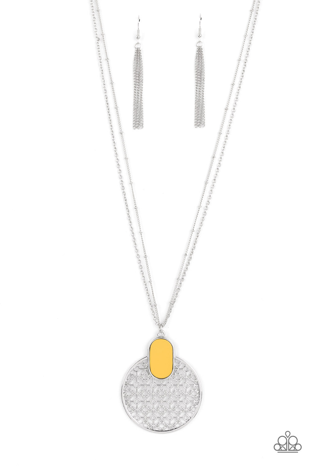 SOUTH BEACH BEAUTY YELLOW-NECKLACE