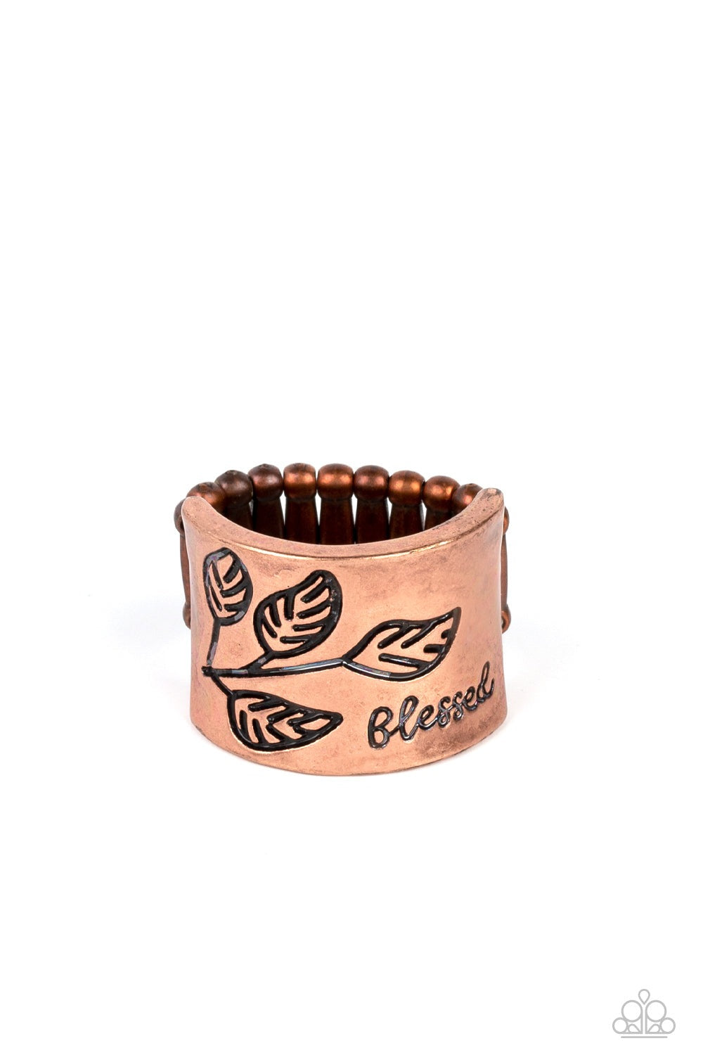 BLESSED WITH BLING COPPER-RING