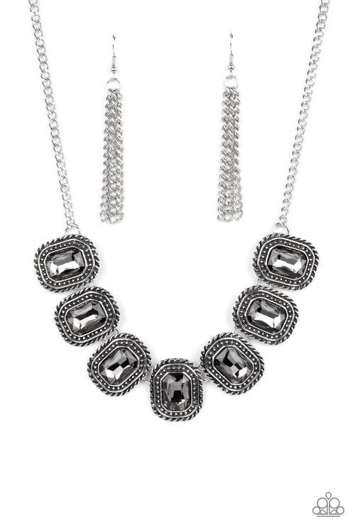 ICED IRON SILVER-NECKLACE