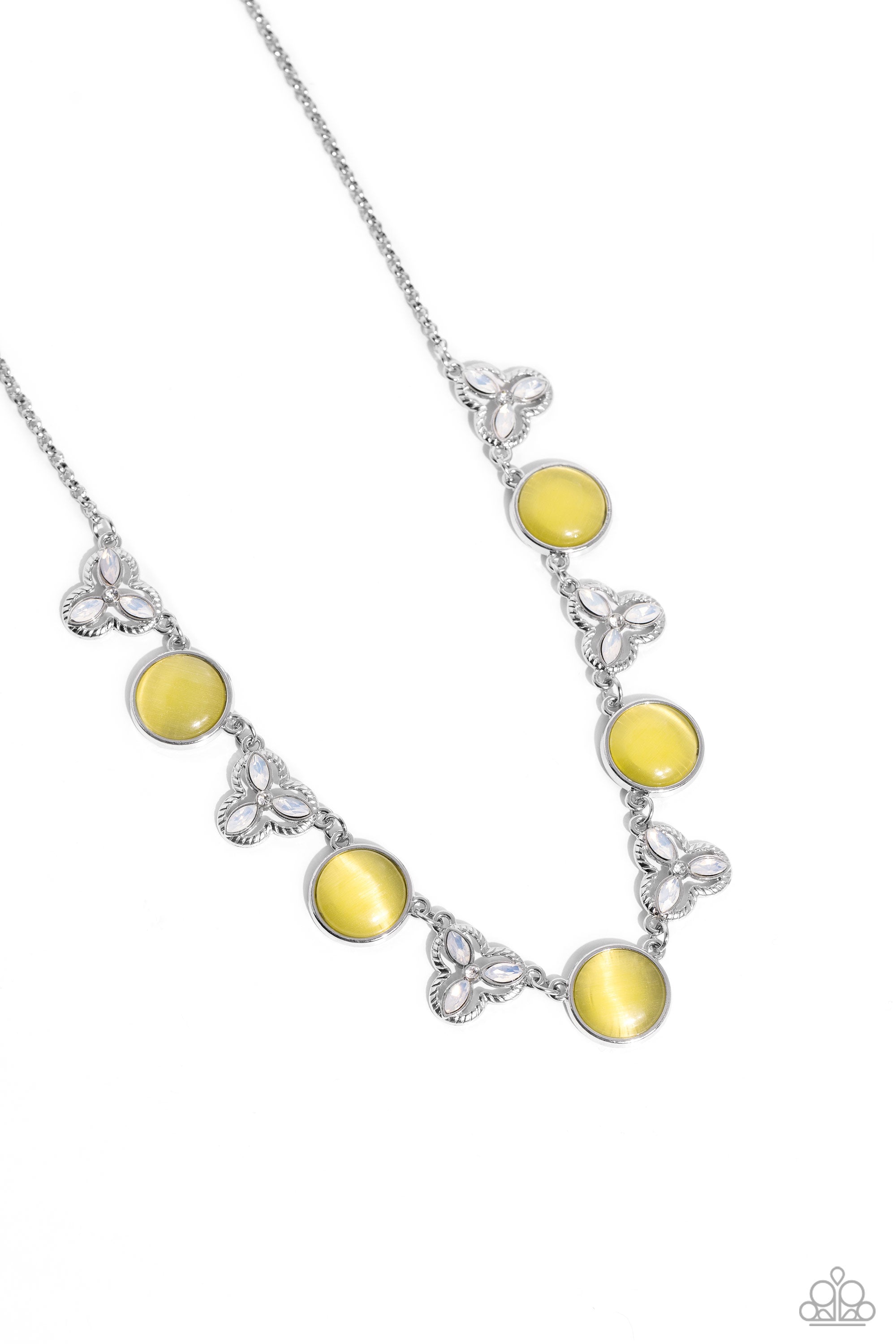 FLORAL CROWNED YELLOW-NECKLACE