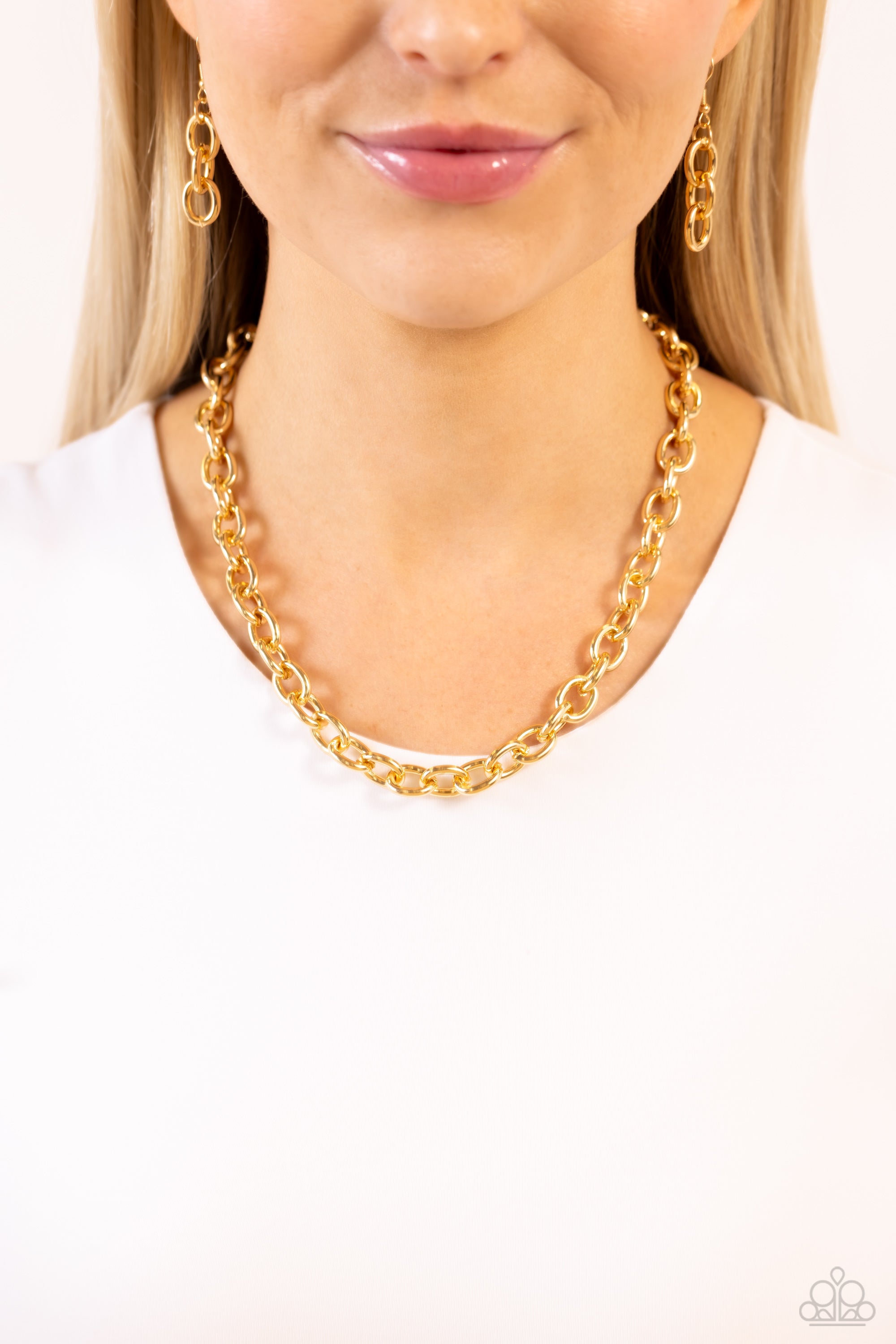 THINGS HAVE CHAIN-GED GOLD-NECKLACE