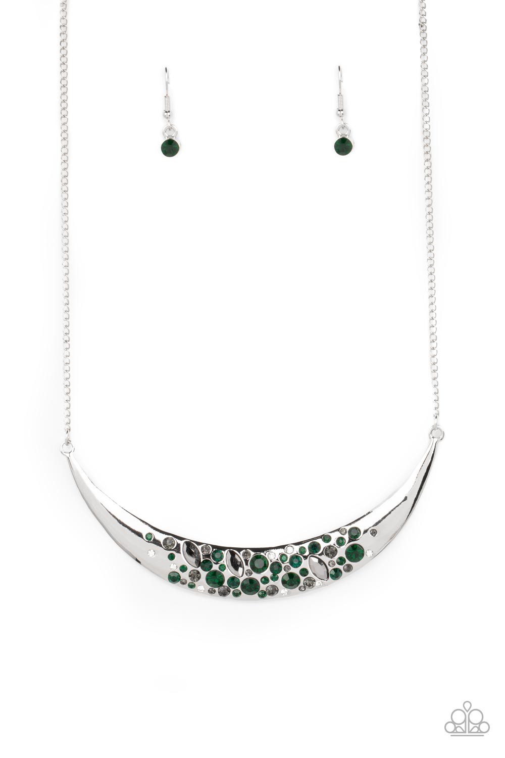 BEJEWELED BARONESS GREEN-NECKLACE