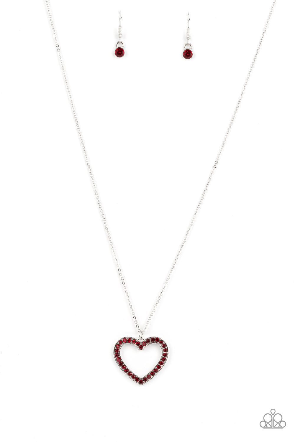 DAINTY DARLING RED-NECKLACE