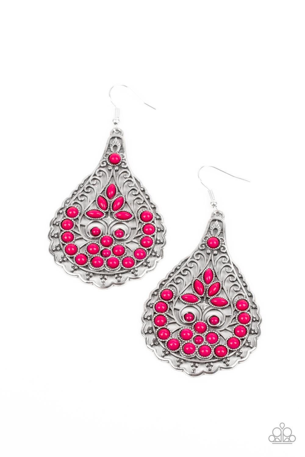 BOTANICAL BEAUTY PINK-EARRINGS