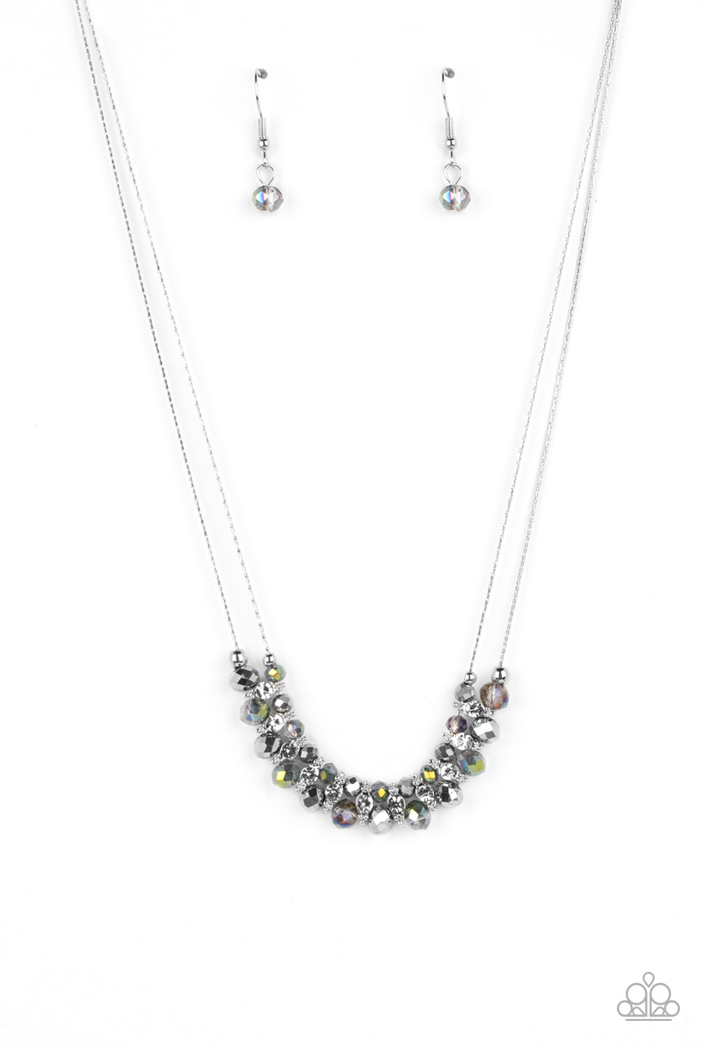 SHIMMERING HIGH SOCIETY SILVER-NECKLACE