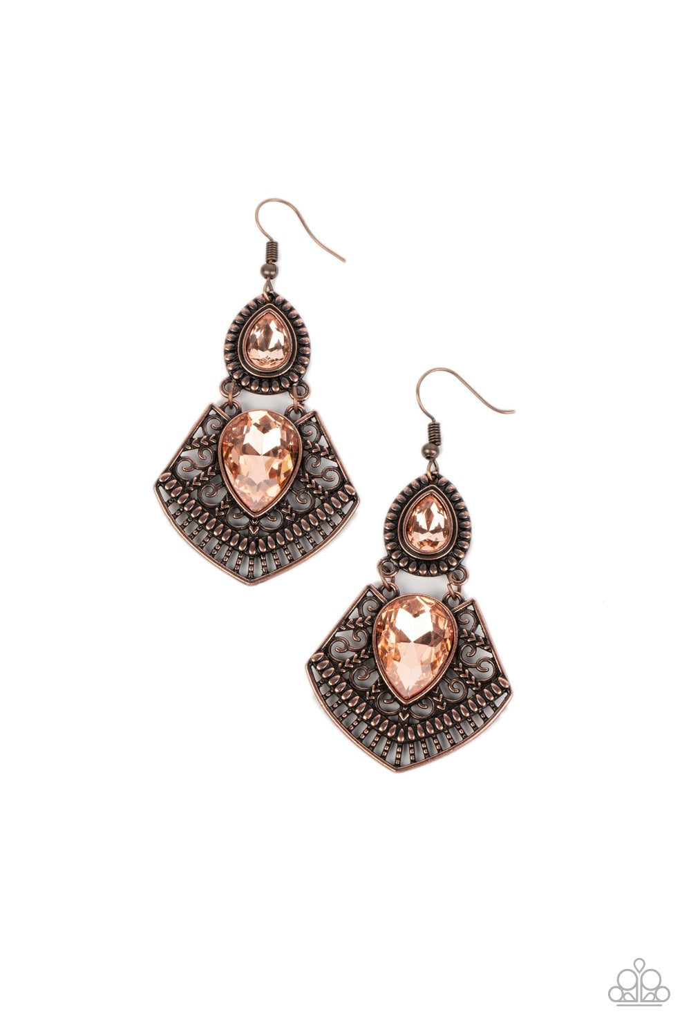 ROYAL REMIX COPPER-EARRINGS