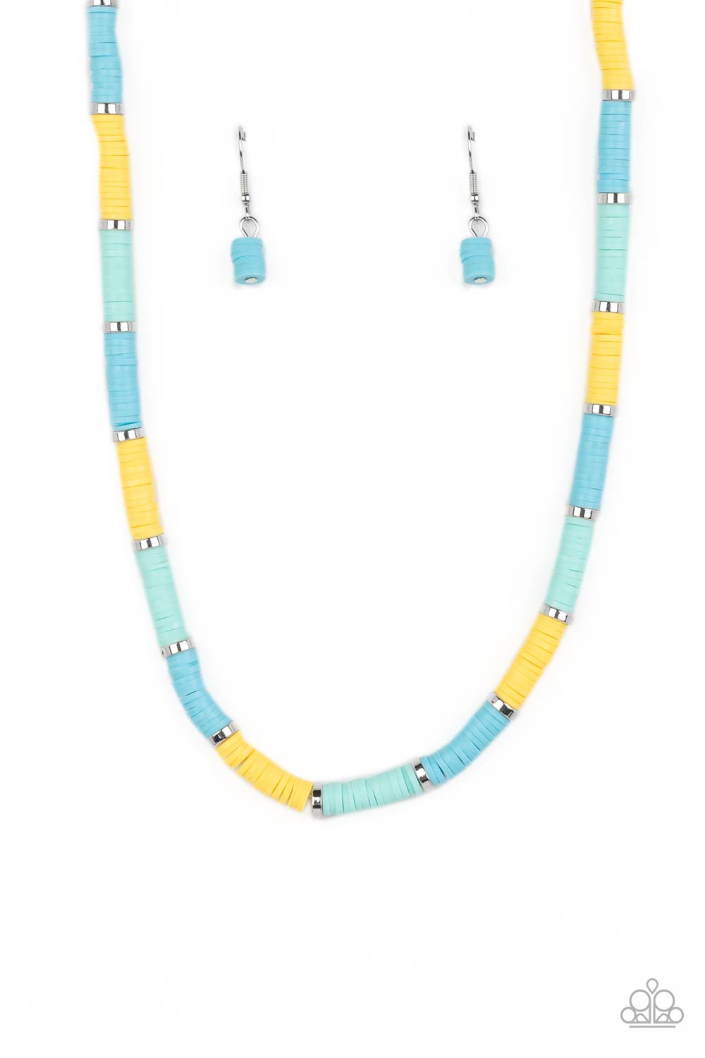 RAINBOW ROAD BLUE-NECKLACE