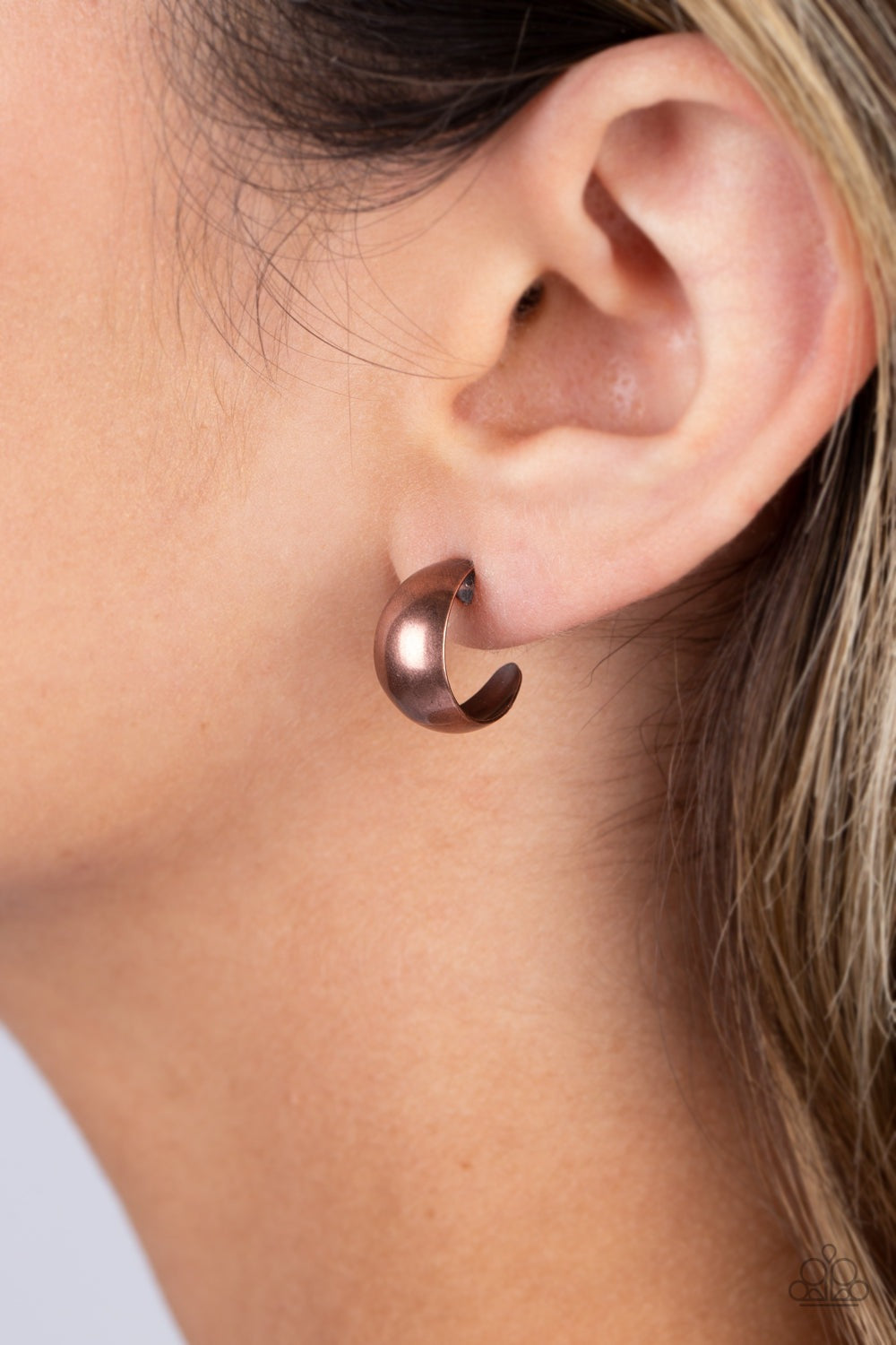 BURNISHED BEAUTY COPPER-EARRINGS