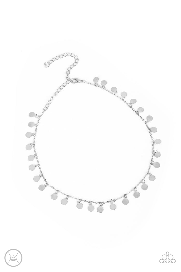 CHAMPAGNE CATWALK SILVER-NECKLACE