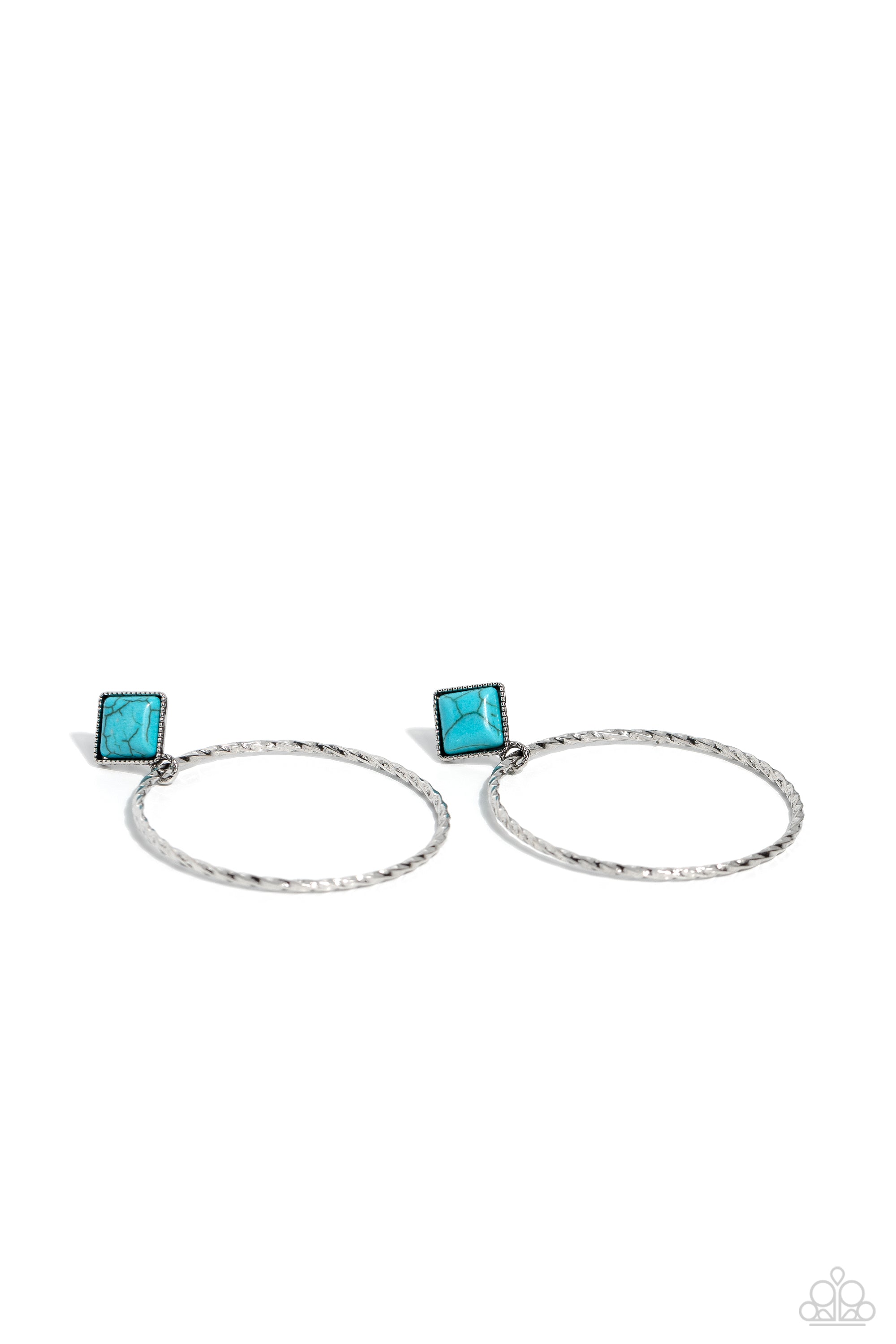 CANYON CIRCLET BLUE-EARRINGS