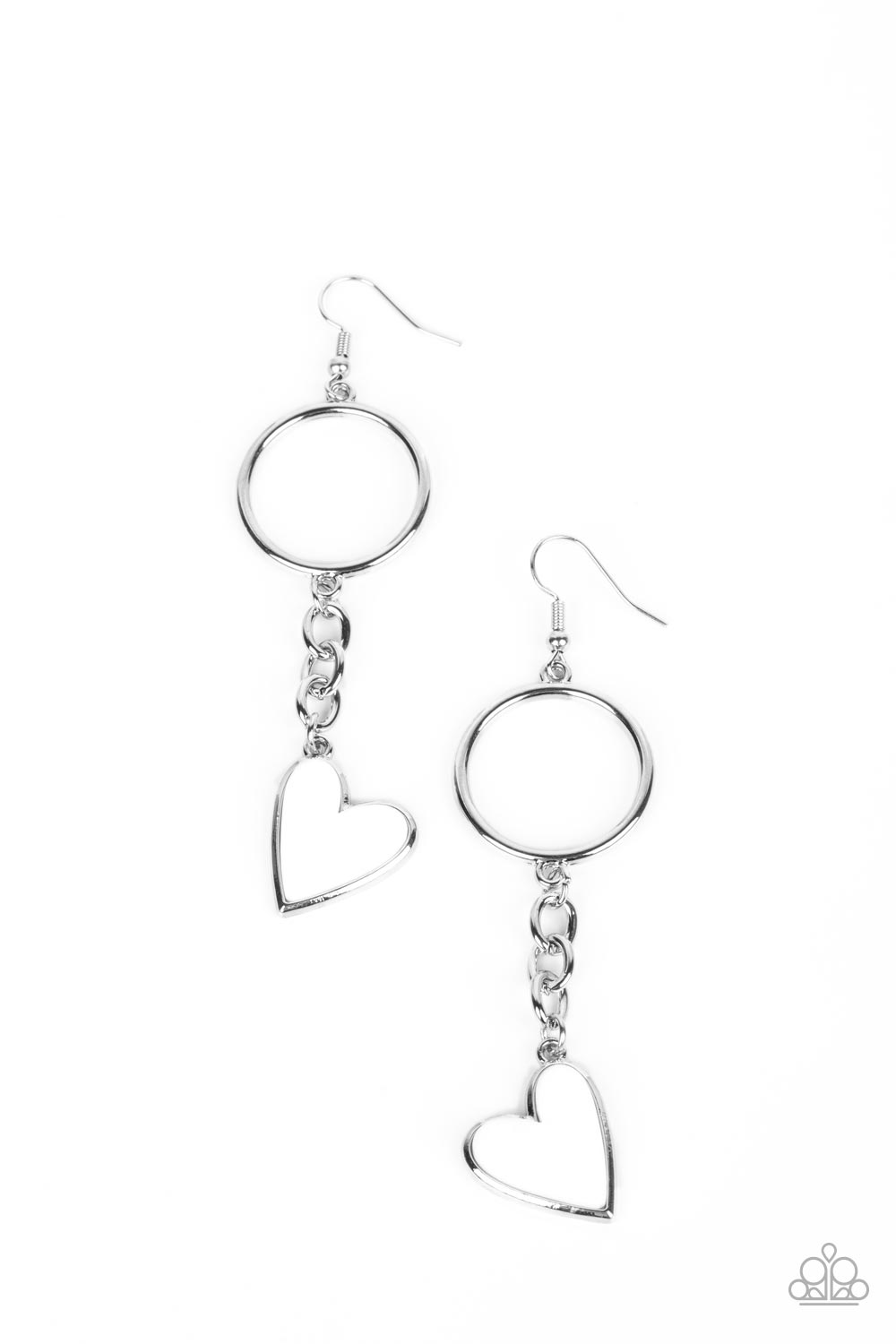 DON’T MISS A HEARTBEAT WHITE-EARRINGS