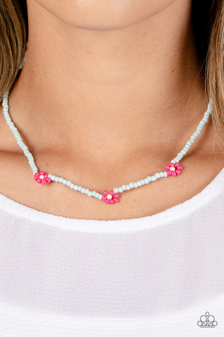 BEWITCHING BEADING PINK-NECKLACE