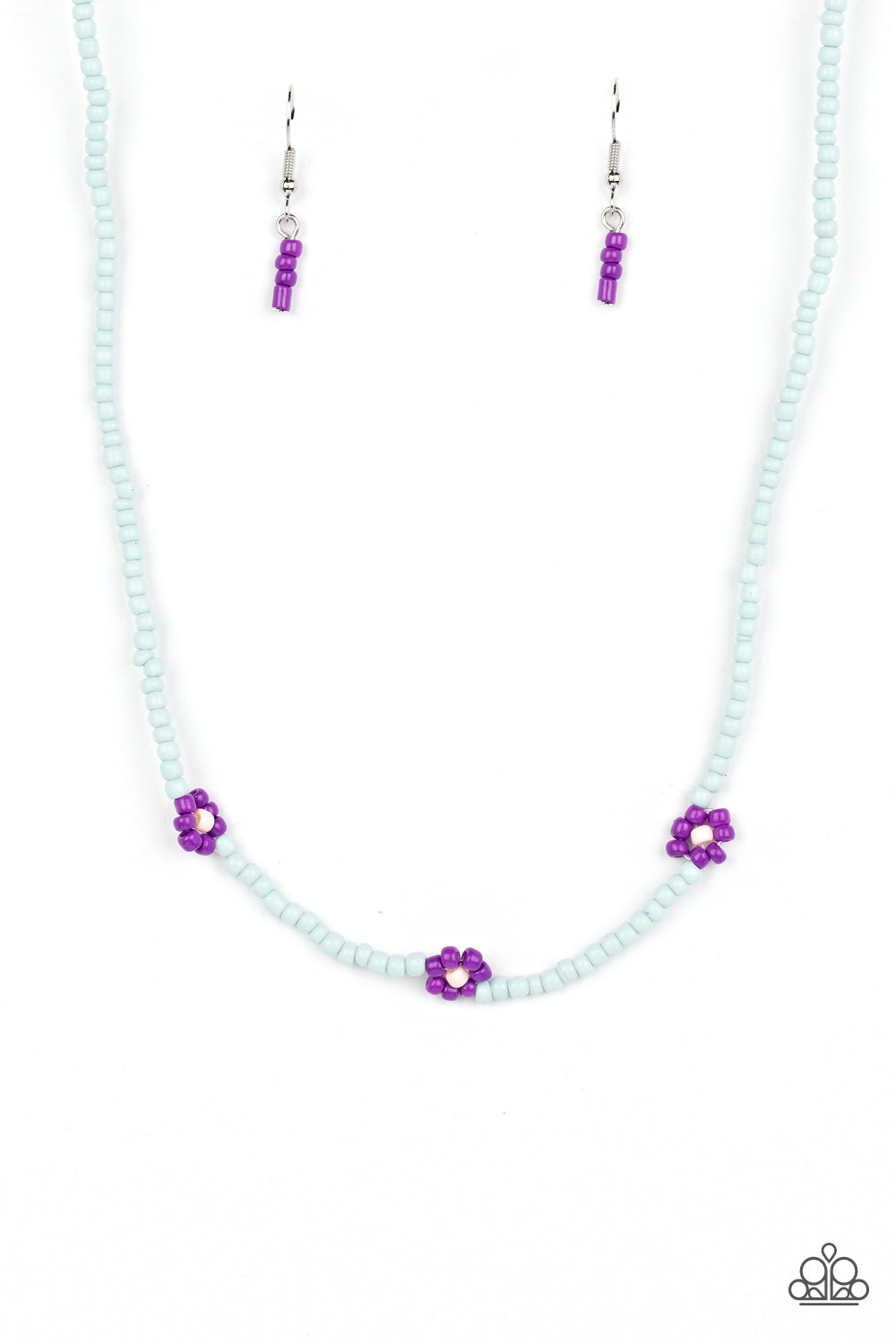 BEWITCHING BEADING PURPLE-NECKLACE