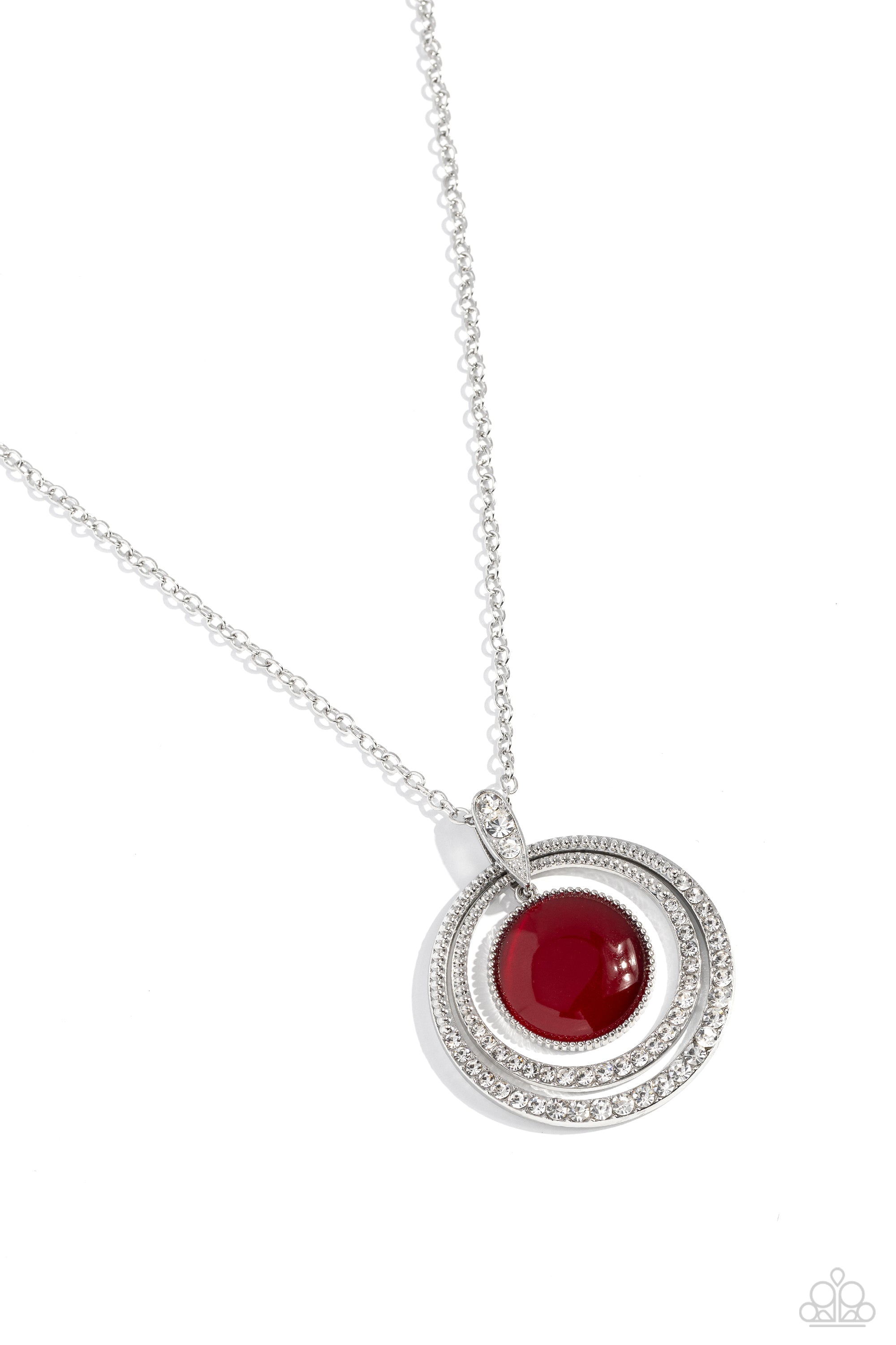 CATS EYE COUTURE RED-NECKLACE