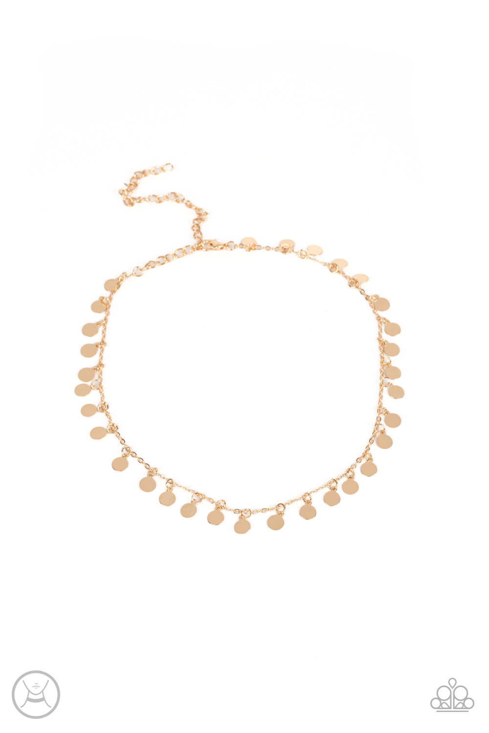 CHAMPAGNE CATWALK GOLD-NECKLACE