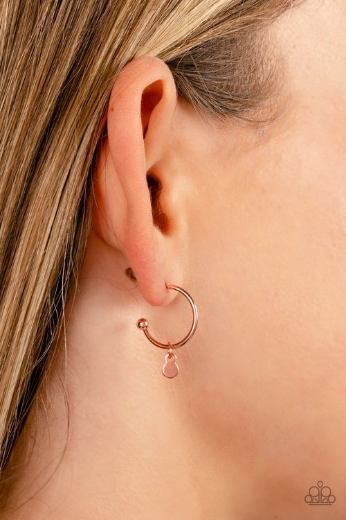 MODERN MODEL COPPER-EARRINGS