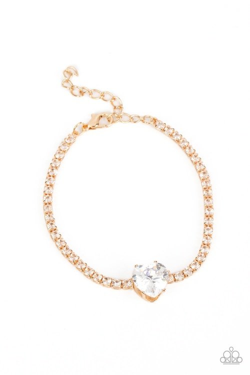 BEDAZZLED BEAUTY GOLD-BRACELET