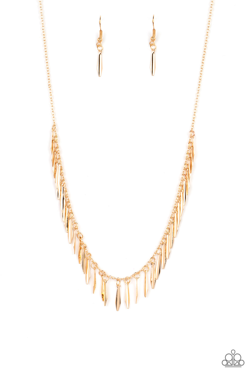 STRIKING SHEEN GOLD-NECKLACE