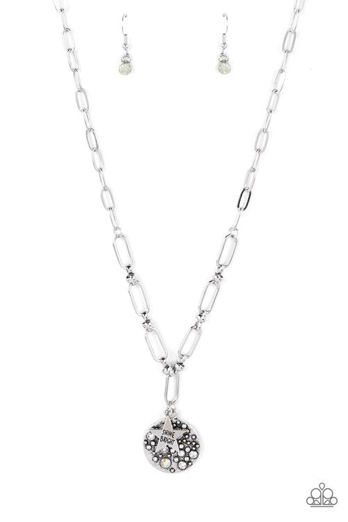 STARDUST SAUCER WHITE-NECKLACE