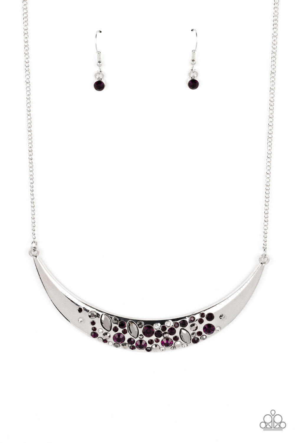 BEJEWELED BARONESS PURPLE-NECKLACE