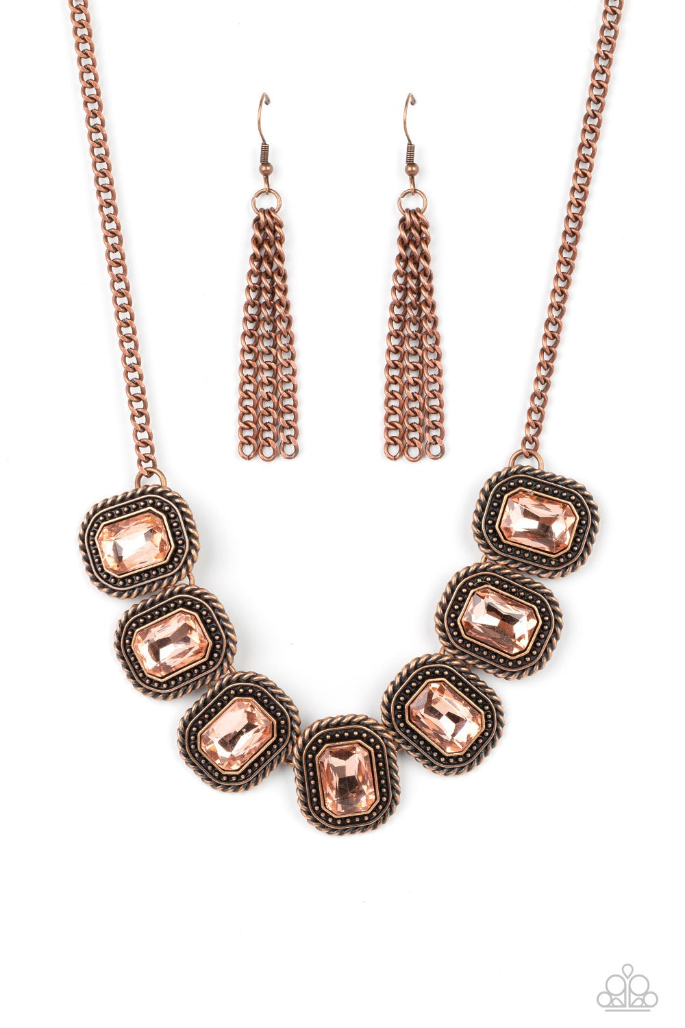 ICED IRON COPPER-NECKLACE